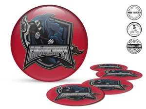 Rim Stickers Car Edition Stylish Dome Logos